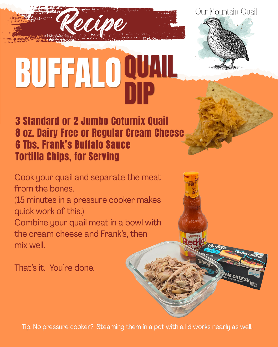 Buffalo Quail Dip - PDF Download